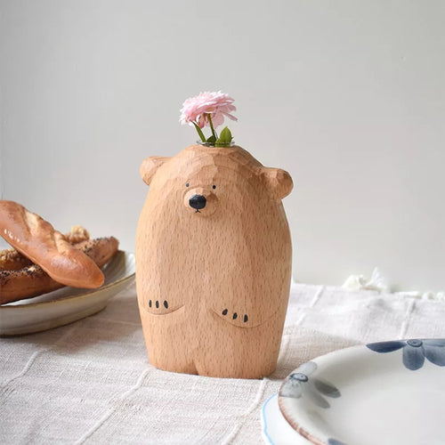 Søt liten bjørn-blomsterpotte | Luvikno