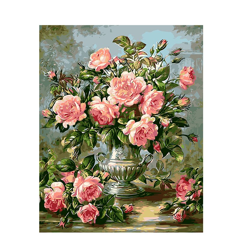 Luvikno | Blomsterportrett (Maler etter tall)