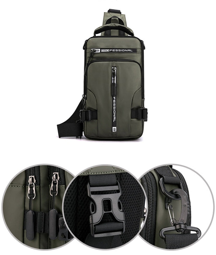 CityTrek Bag - Stilfull vanntett Oxford crossover Luvikno