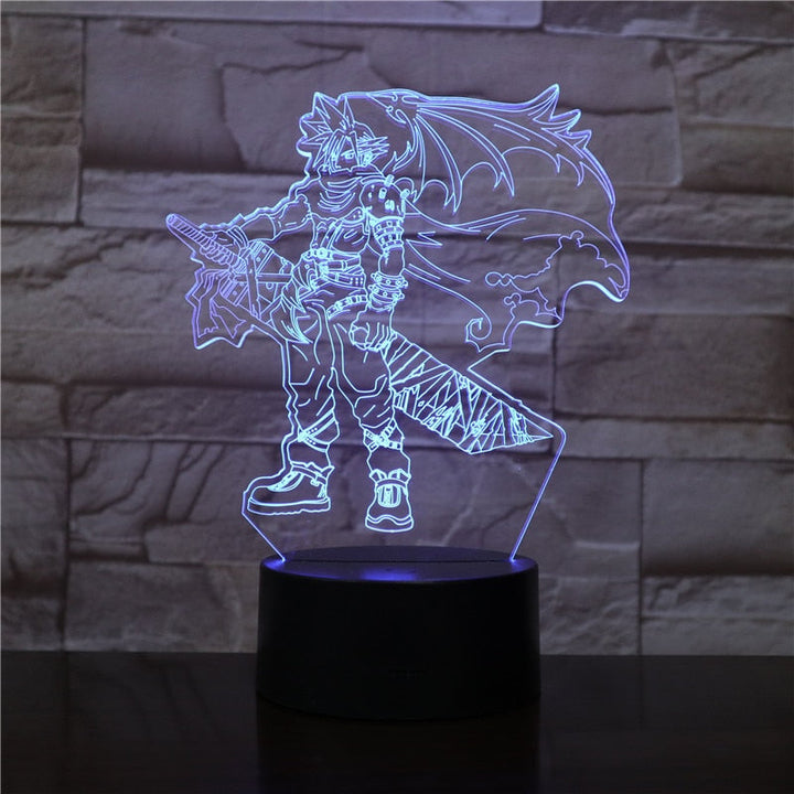 Luvikno | Magisk 3D-lampe for fantasyelskere – Forvandle rommet ditt