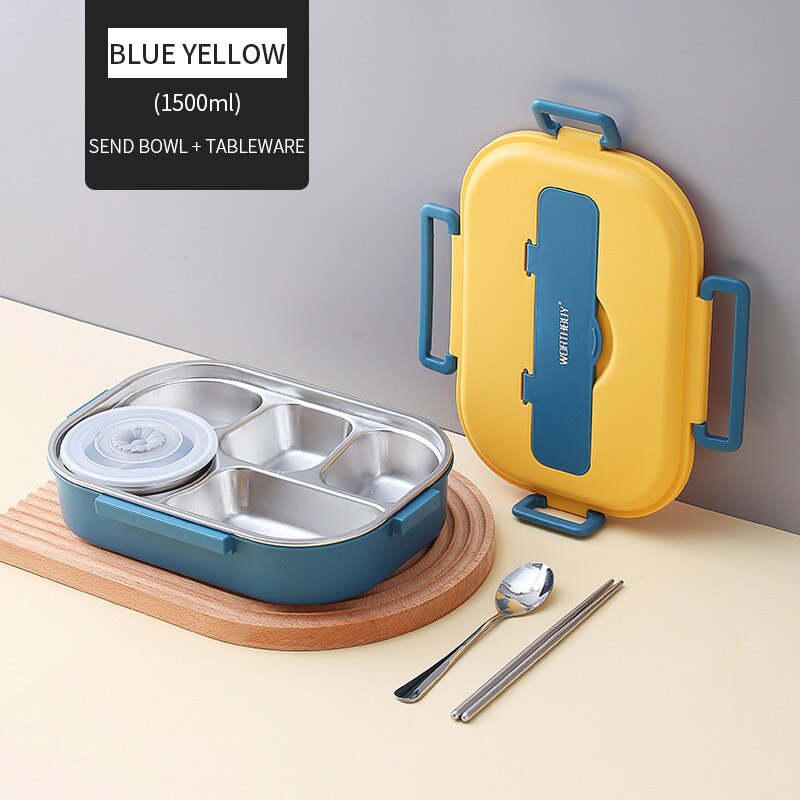Rustfritt Stål Multi Rom Kids Matboks | Luvikno