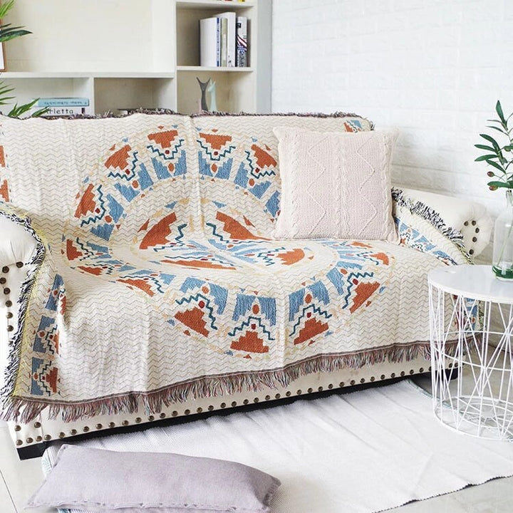 Vintage Pumpkin Sofa Cover Luviknoanket | Luvikno