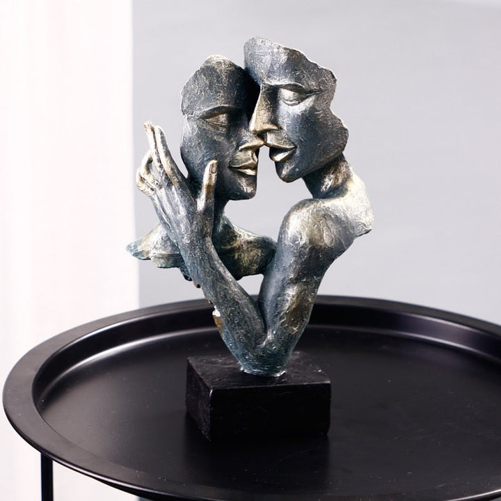 ArtEnsemble – Elegant Skulptur av Sammenkobling Luvikno