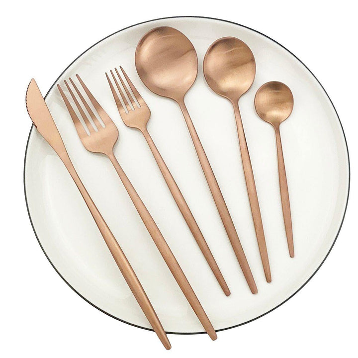 Luvikno | Minimalistisk Bestikk 36 Stykker I Rustfritt Stål: Eleganse Og Holdbarhet