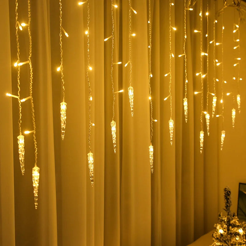 Snowlit - LED Lysgardin for Utendørs Luvikno