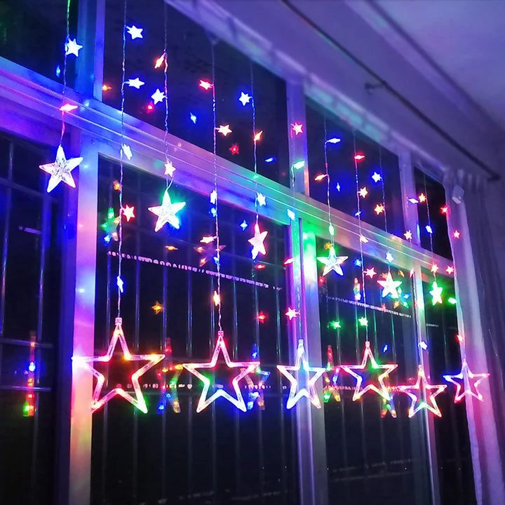 LED Star Garland - StarryGlow | Luvikno