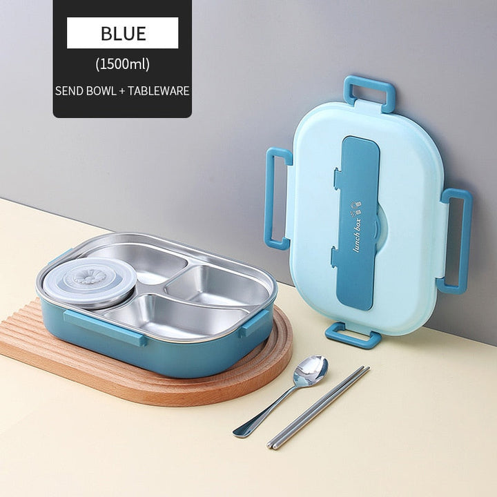 Rustfritt Stål Multi Rom Kids Matboks | Luvikno