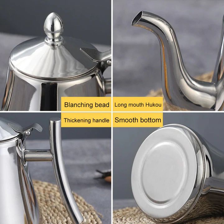 KookPro Induksjonskoker med Filter – Rustfritt Stål Plystrekanne for Alle Komfyrer | Luvikno