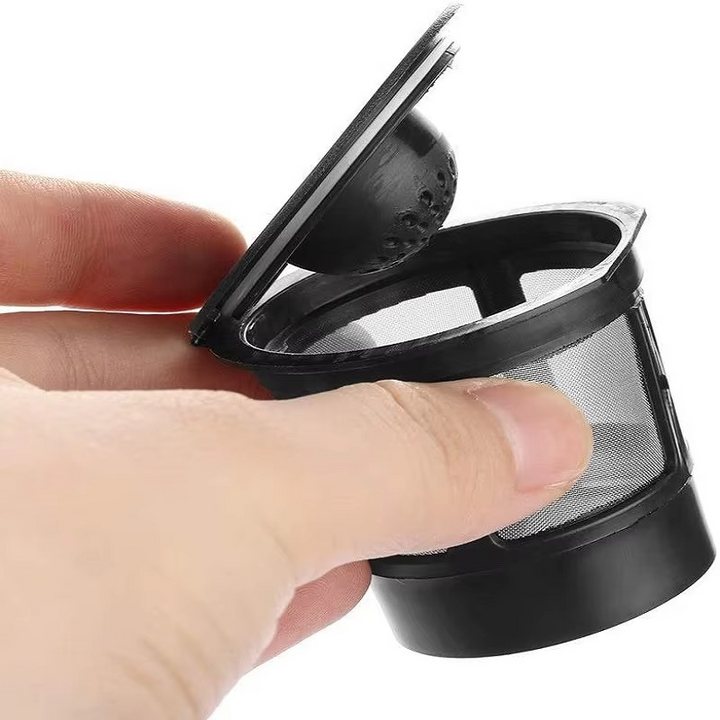 3-Pack Gjenbrukbare Rustfrie Stål Kaffe Filter Kapsler med Skje for 1.0 og 2.0 Bryggere Luvikno