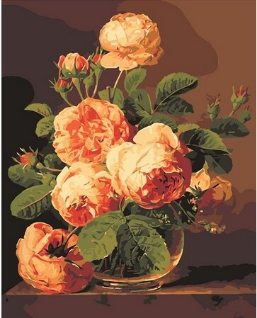 Luvikno | Blomsterportrett (Maler etter tall)