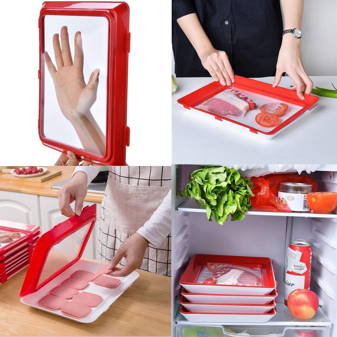 Flat - Hold your food fresh - Sustainable innovation - Practicality in everyday life | Luvikno