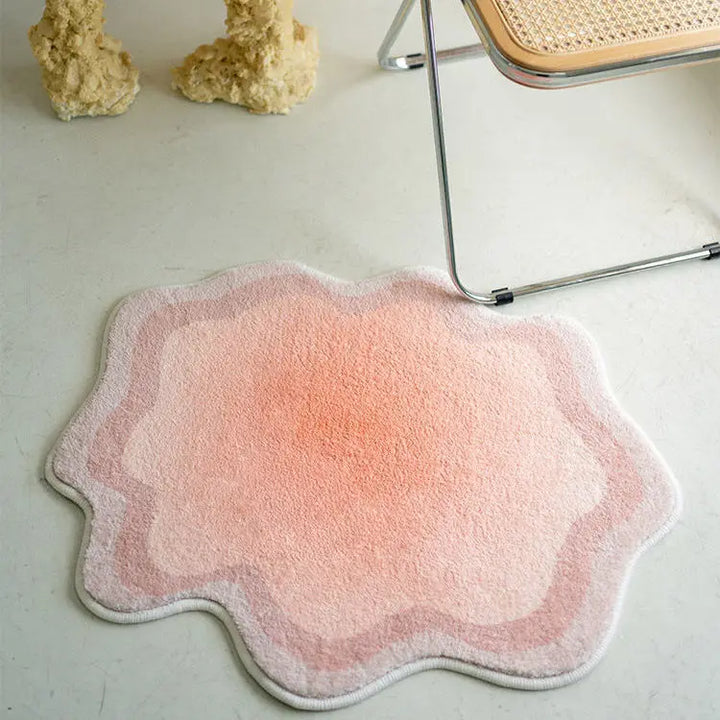 Myk gradient bølgekant bade matte | Luvikno