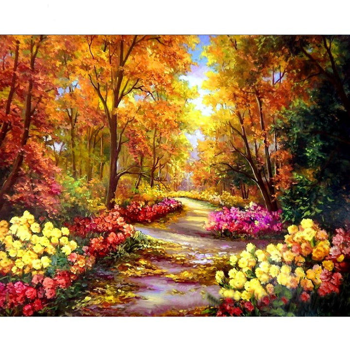 Luvikno | Blomsterportrett (Maler etter tall)