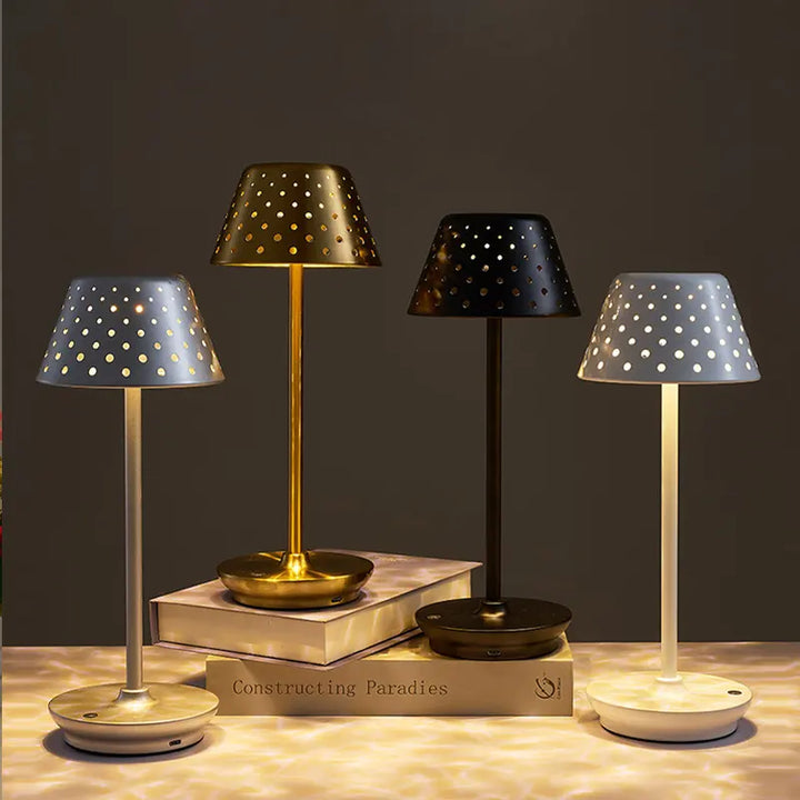 LuxeGlow – Portable LED Bordlampe for Moderne Interiør Luvikno