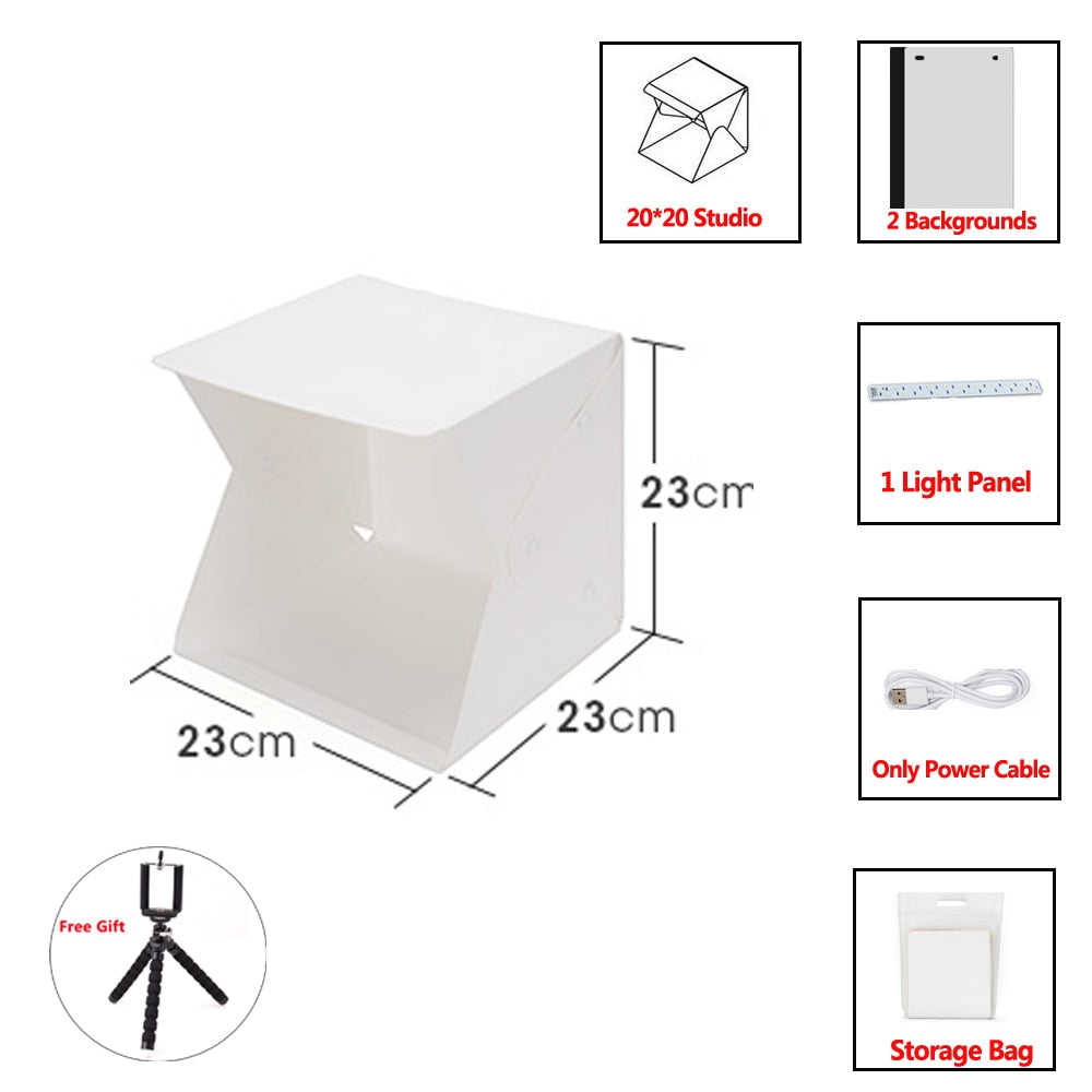 Luvikno | Foto Studio Lightbox (+ GRATIS stativ)