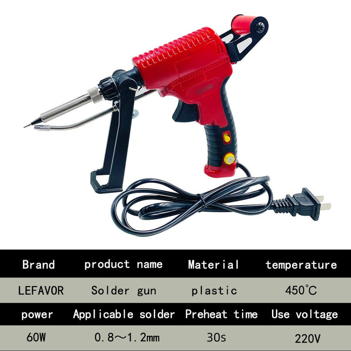Luvikno | Elegant | Elektrisk loddebolt – konstant temperatur – automatisk lodding – ideell for hjemmet