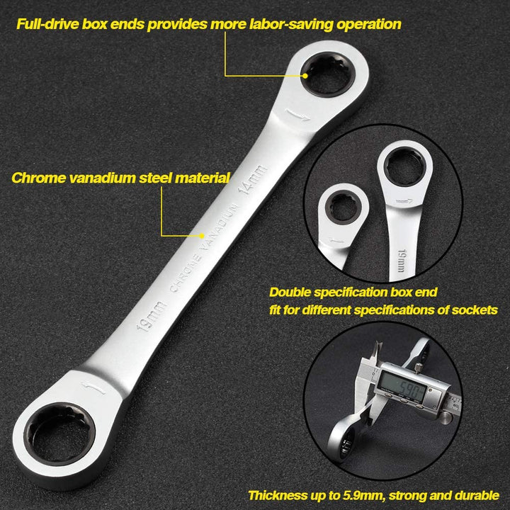 Ratchet-Tastic Master Multitool Wrench Set | Luvikno