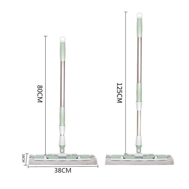 360 Grad Teleskopisk Stor Flat Mop | Luvikno