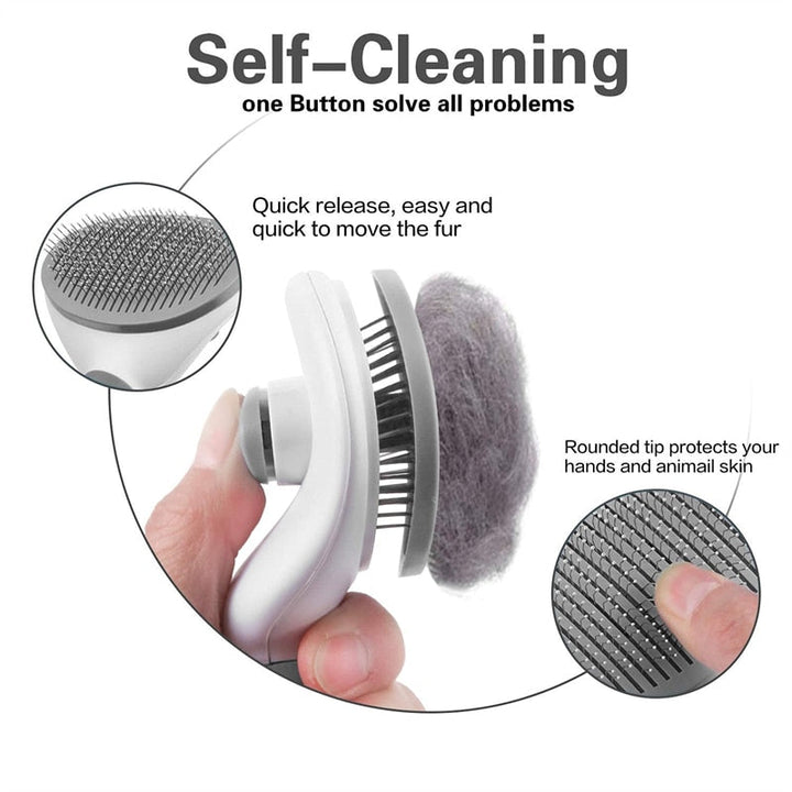 Pet Hair Grooming Brush | Luvikno