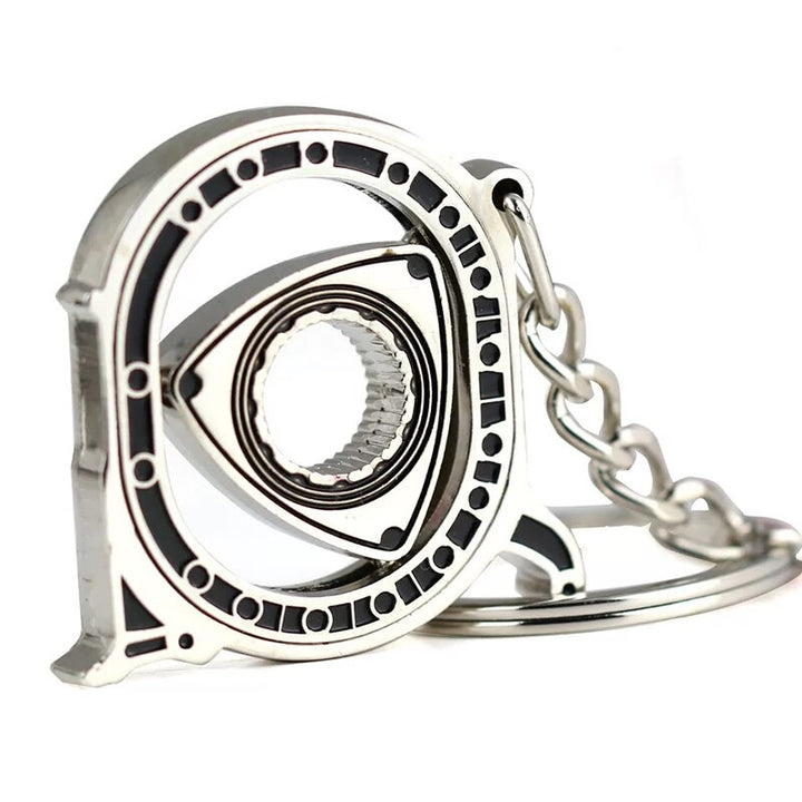 Spinning Rotor Metall Nøkkelring | Luvikno
