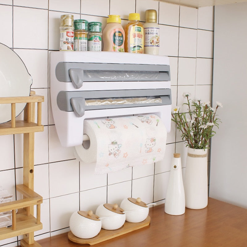 Luvikno | Tearix - Smart oppbevaringshylle for folie og bakepapir