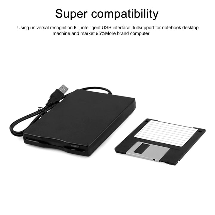3.5" Ekstern Floppy Disk Stasjon | Luvikno