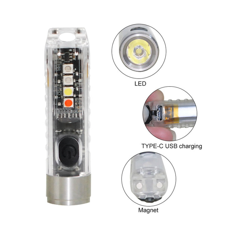 Mini LED Nøkkelring Lommelykt | Luvikno