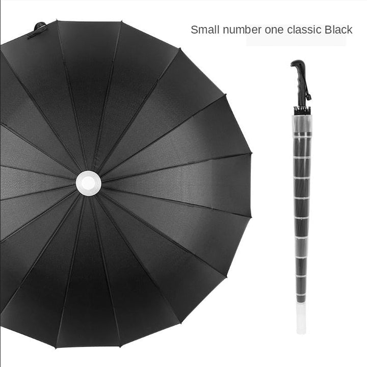 Minimalist Langt Håndtak Automatisk Paraply | Luvikno