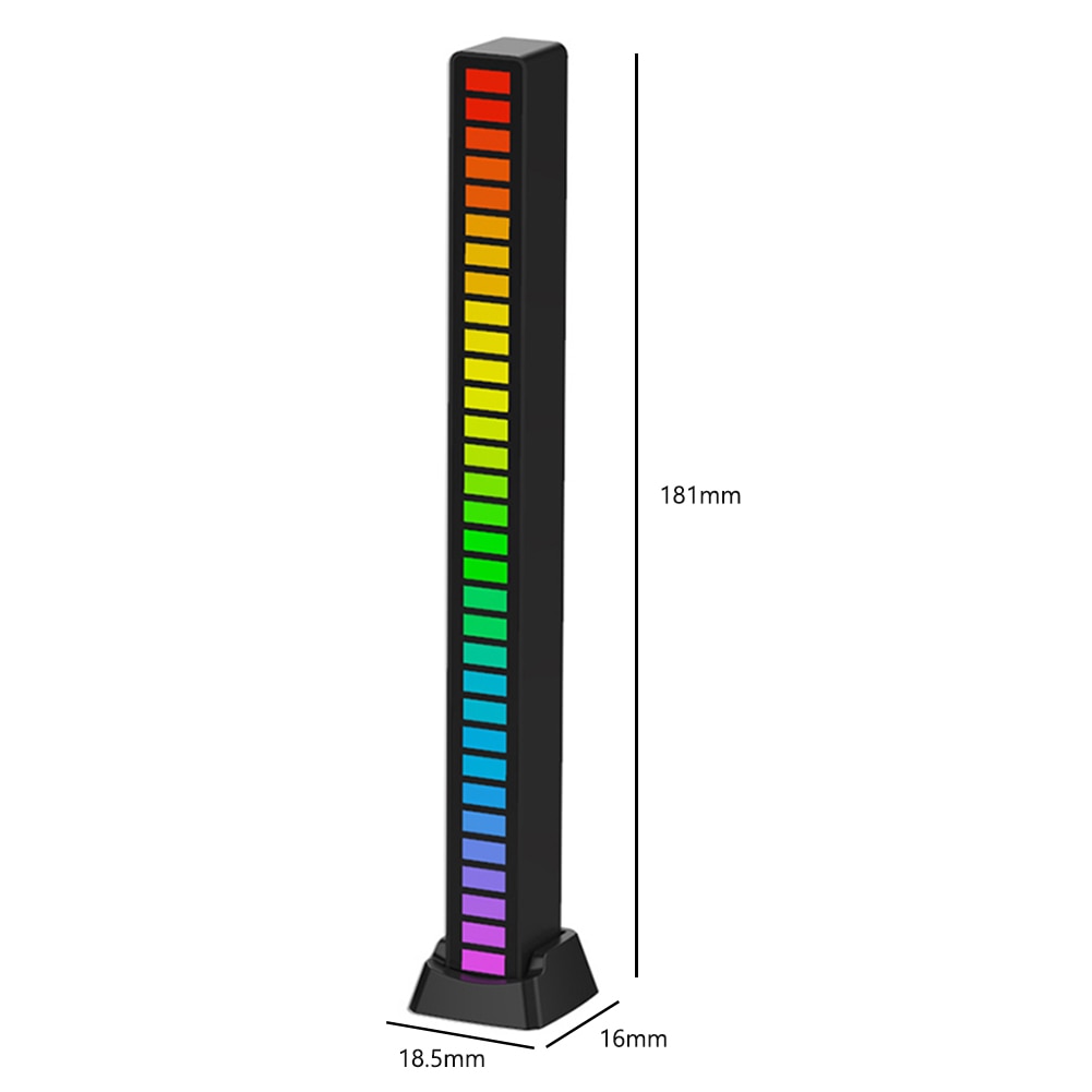 RGB Lydkontroll Rhythm Gjenkjennelse Lyslist | Luvikno