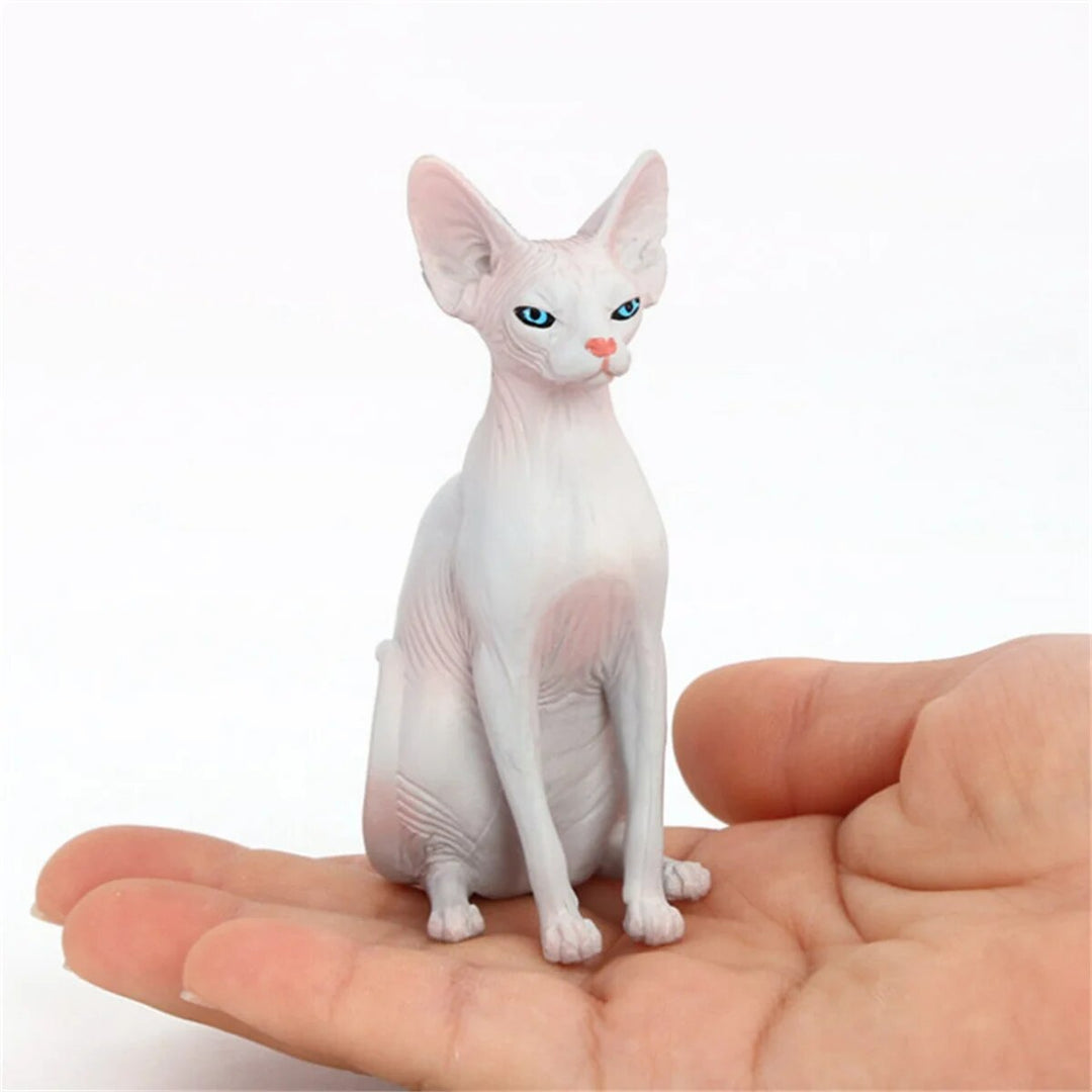 Moderne Whisper Sphynx Katt Bord Dekor | Luvikno