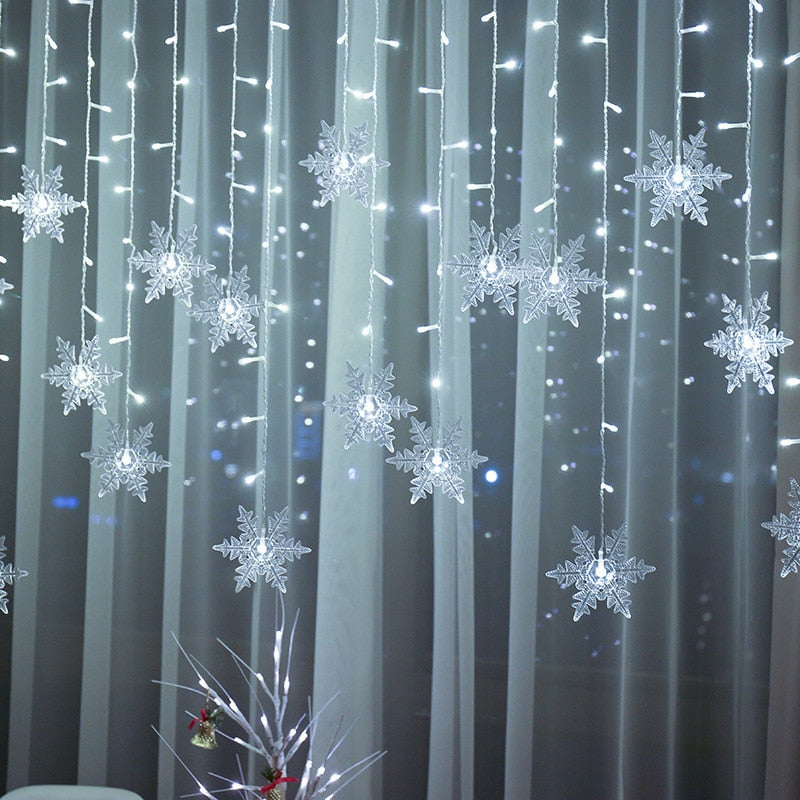 LED Fairy Snøfnugg Lys | Luvikno