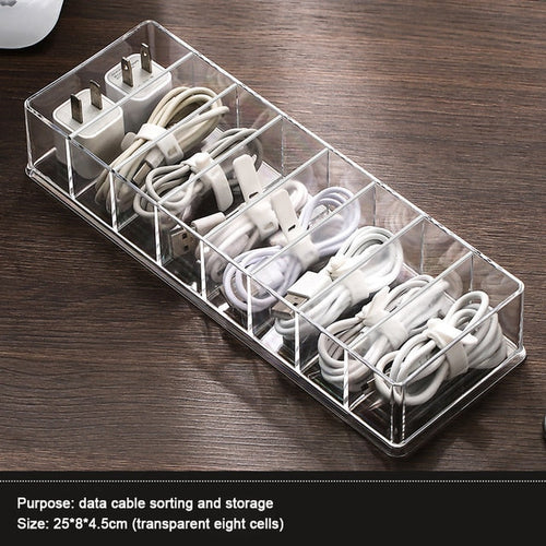 Transparent Kabel Organizer Boks | Luvikno