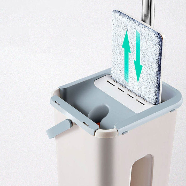 Luvikno | Magic Mop – Inkluderer 4 puter, 360° roterbar og vaskbar
