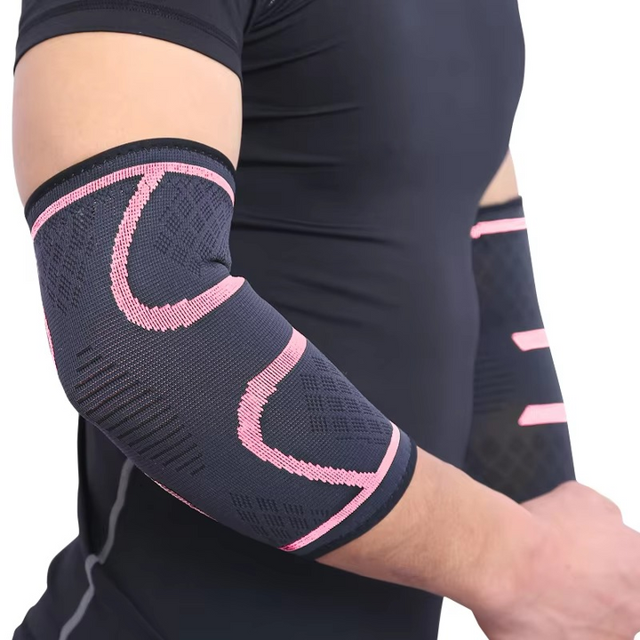 Justerbar elastisk albue støtte sleeve for sport og fitness Luvikno