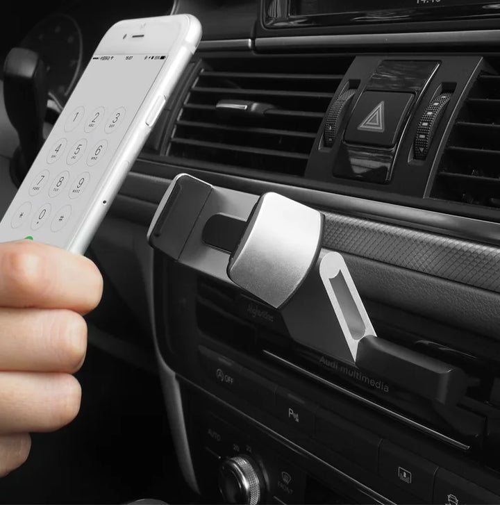 Luvikno | DriveFlexx Handy Mount Bil CD-spor | 360° roterbar | Stabil & Universell | Fleksibel Lazy Arm