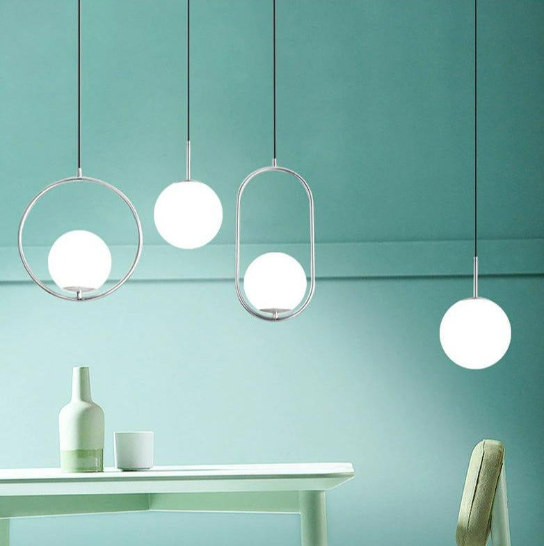 Nordic Glass Pendant Lamps | Luvikno
