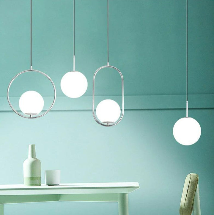 Nordic Glass Pendant Lamps | Luvikno