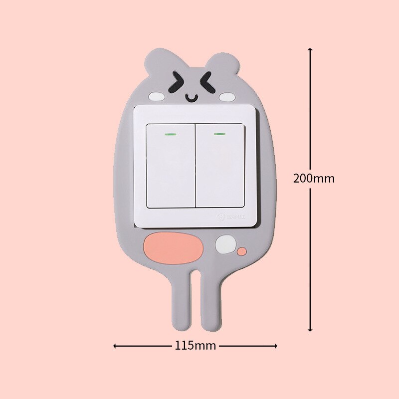 3D Luminous Cartoon Hook Outlet Sticker | Luvikno