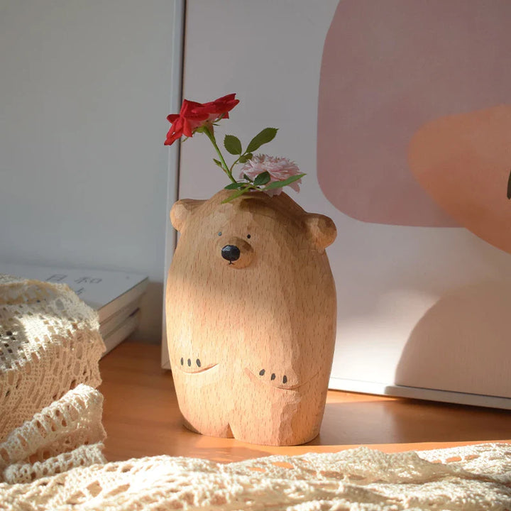 Søt liten bjørn-blomsterpotte | Luvikno