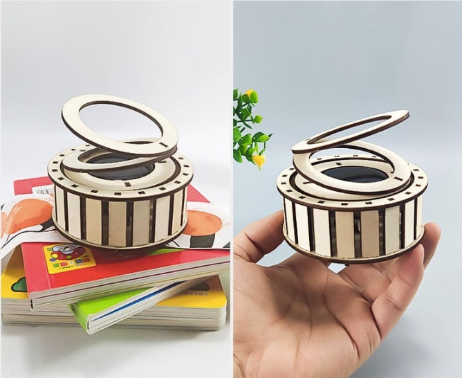 Eco Engineer Solar Energy Wooden Decor | Luvikno