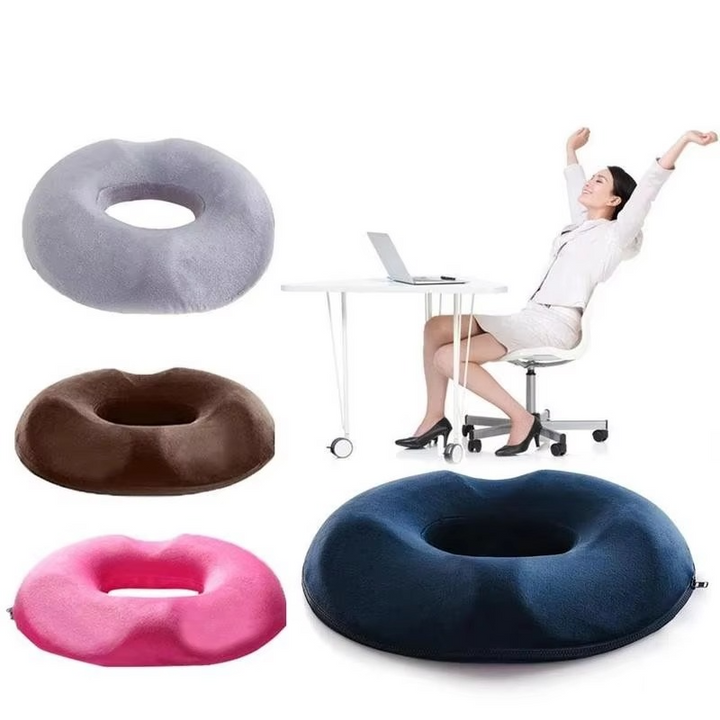 Ortostatisk Minne Skum Doughnut Setekudde for Hemoroider og Halebein Lindring Luvikno