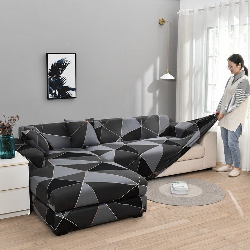 Moderne Antiskli Fargerik Elastisk Sofatrekk | Luvikno