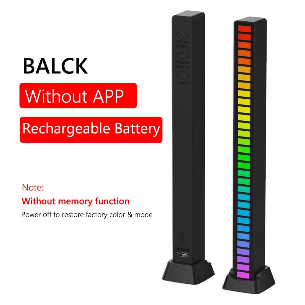 RGB Lydkontroll Rhythm Gjenkjennelse Lyslist | Luvikno