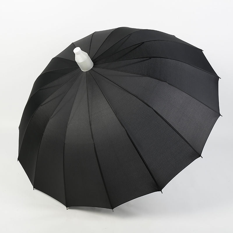 Minimalist Langt Håndtak Automatisk Paraply | Luvikno