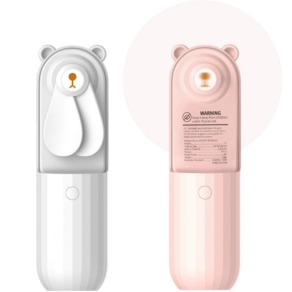Bear Mini Portable Fan | Luvikno