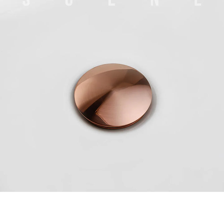 Bagnolux Rose Gold Sink Drain Valve Luvikno