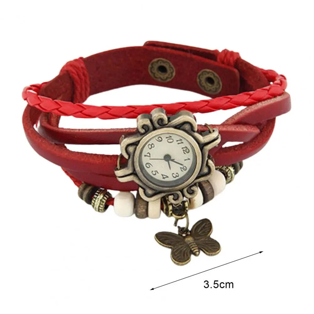 Luvik | Kvinne-accessories-klokke vintage-blomsterbelte