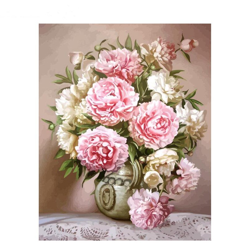 Luvikno | Blomsterportrett (Maler etter tall)
