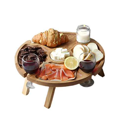 Luvikno | GourmetElegance Charcuterie Board Organizer | Sofistikert organizer for kjøtt og ost med stil