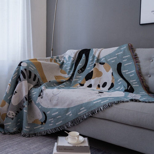 Vintage Pumpkin Sofa Cover Luviknoanket | Luvikno